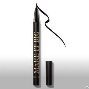 Morphe Make It Big Brush-Tip Black Liquid Liner NEW
